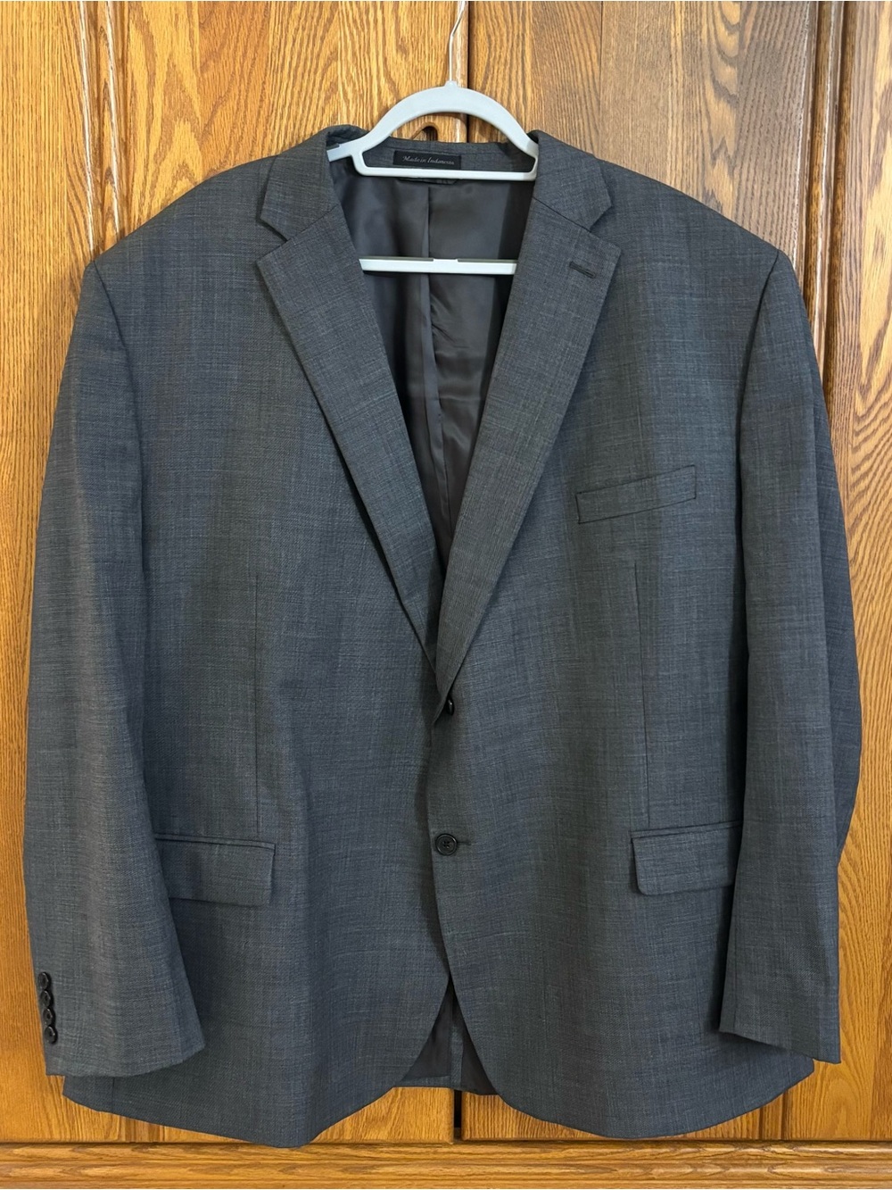 Lauren Ralph Lauren Men's Gray Two-Button Suit Jacket